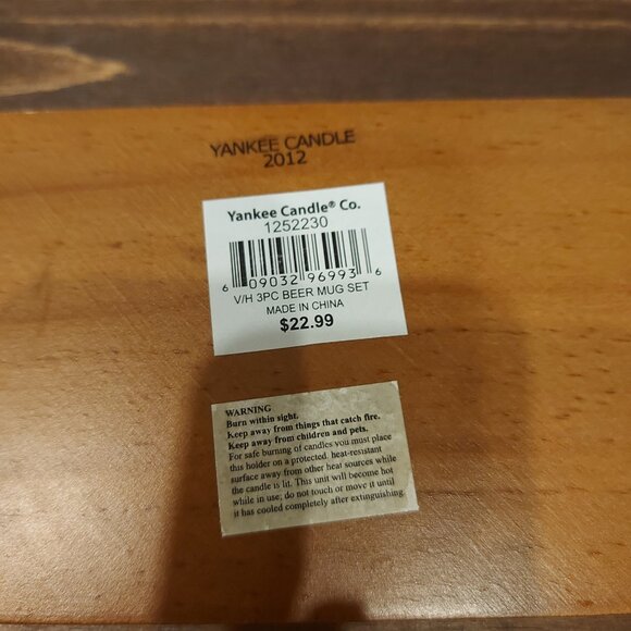 Vintage 2012 Yankee Candle Beer Flight Candle Board - Picture 12 of 12